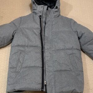 Banana Republic Gray Puffer Jacket